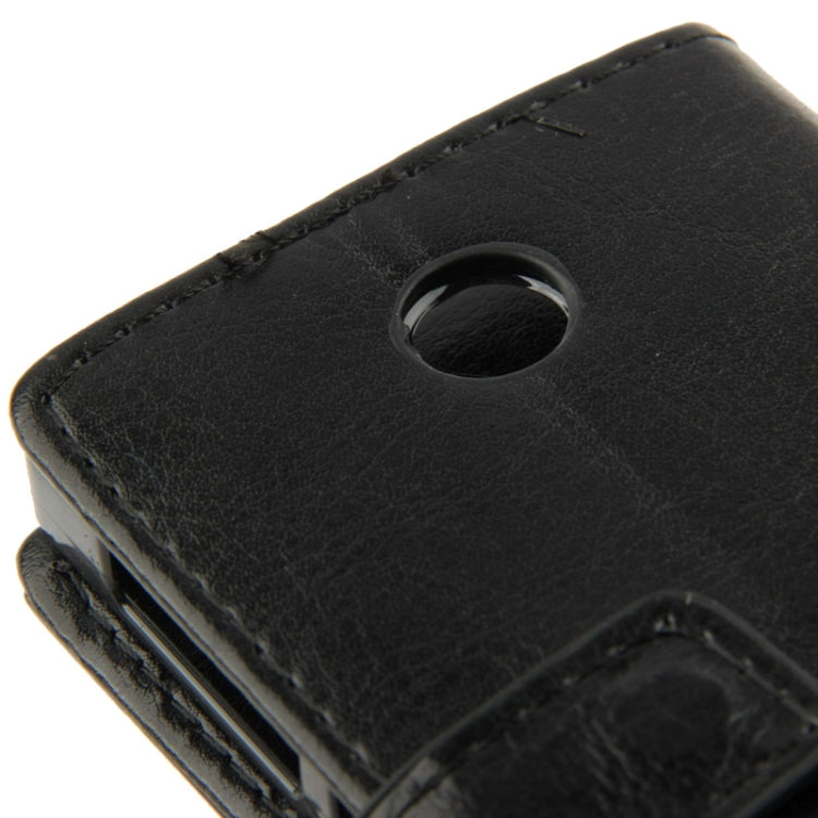 Crazy Horse Texture Flip Leather Case with Credit Card Slots & Holder for Nokia X