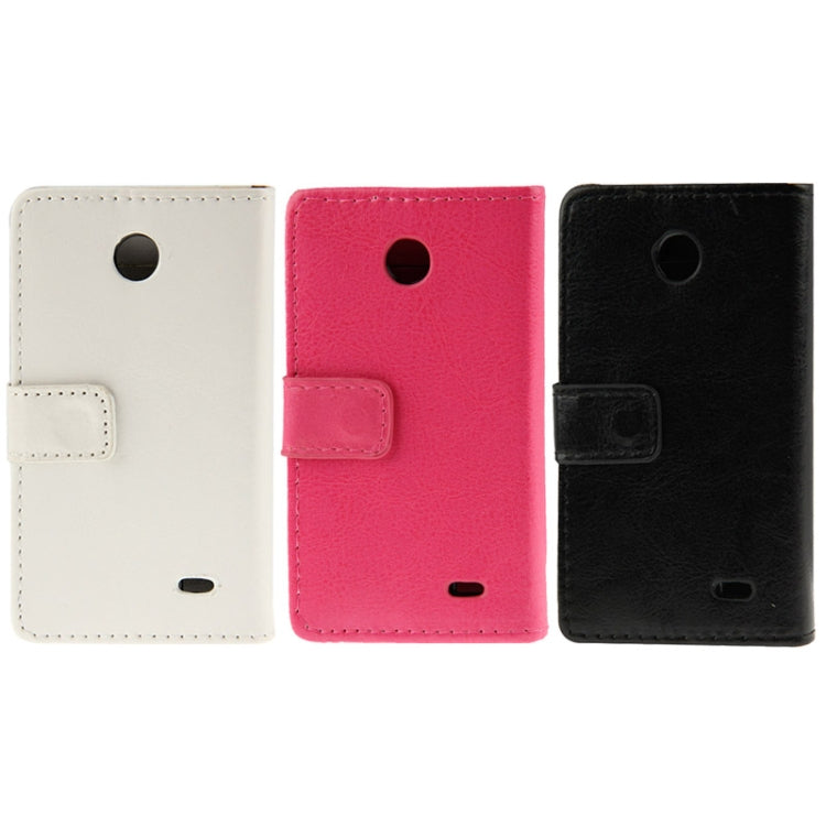 Crazy Horse Texture Flip Leather Case with Credit Card Slots & Holder for Nokia X