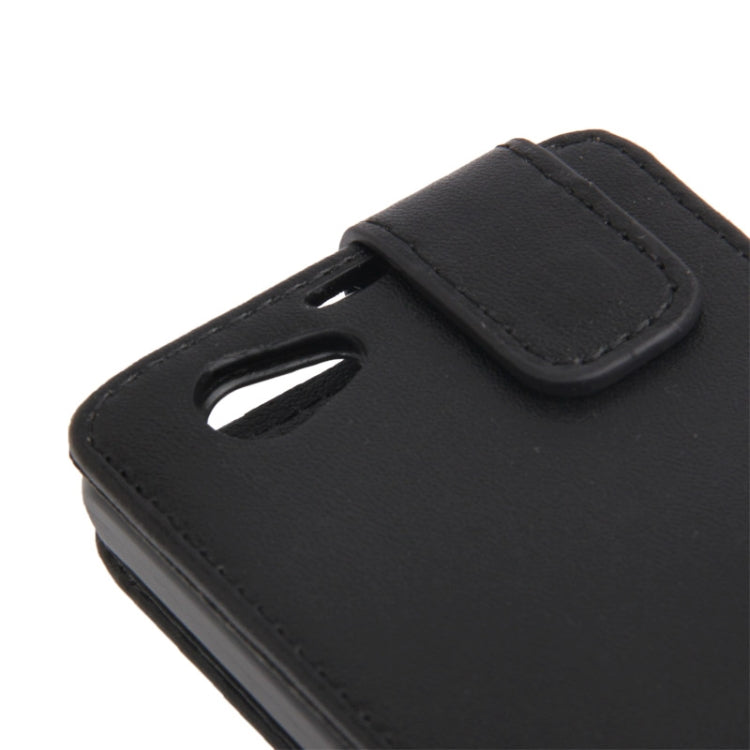 Vertical Flip Leather Case for Sony Xperia Z1 mini (Black)