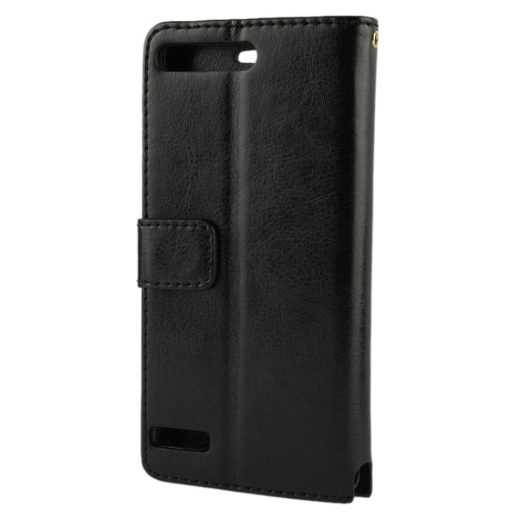 Fine Sheepskin Texture Flip Leather Case with Card Slots & Holder for Huawei Ascend G6 (3G Version),