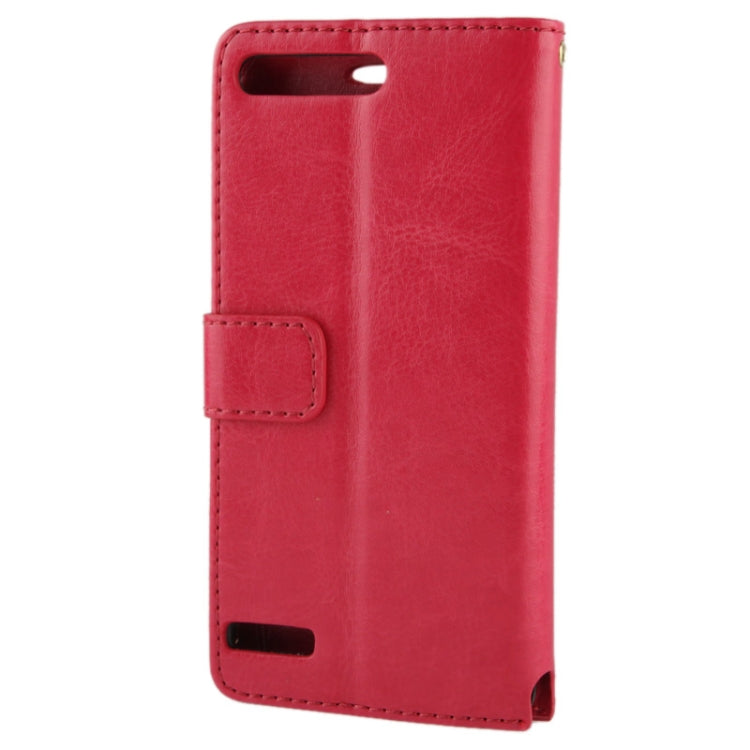 Fine Sheepskin Texture Flip Leather Case with Card Slots & Holder for Huawei Ascend G6 (3G Version),