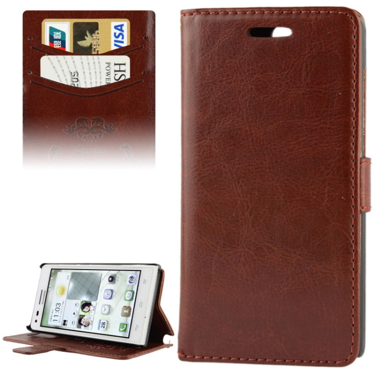 Fine Sheepskin Texture Flip Leather Case with Card Slots & Holder for Huawei Ascend G6 (3G Version),