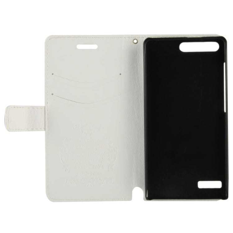 Fine Sheepskin Texture Flip Leather Case with Card Slots & Holder for Huawei Ascend G6 (3G Version),