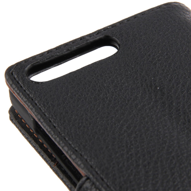 Litchi Texture Horizontal Flip Leather Case with Credit Card Slot & Holder for Huawei Ascend G6-T00 3G / P6 mini