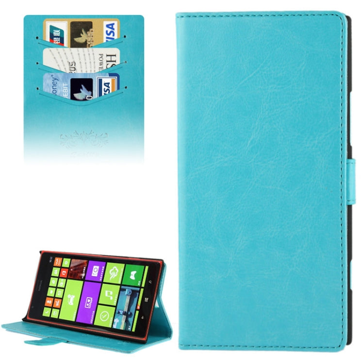 Fine Sheepskin Texture Flip Leather Case with Credit Card Slots & Holder for Nokia Lumia 1520 / Bendit