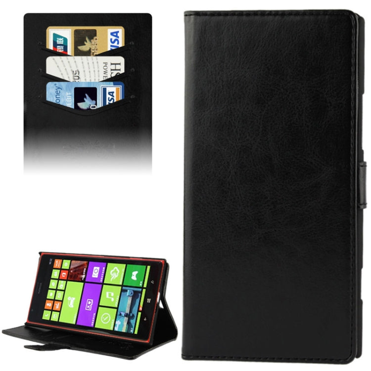 Fine Sheepskin Texture Flip Leather Case with Credit Card Slots & Holder for Nokia Lumia 1520 / Bendit