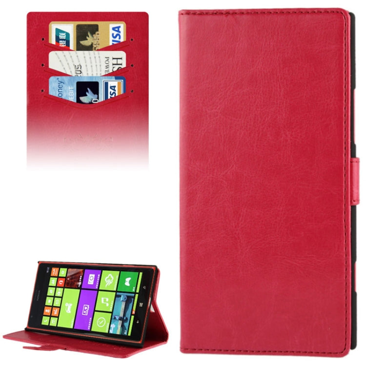 Fine Sheepskin Texture Flip Leather Case with Credit Card Slots & Holder for Nokia Lumia 1520 / Bendit