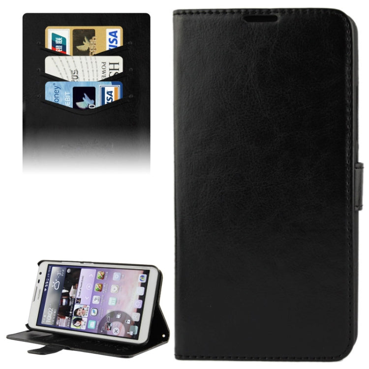Fine Sheepskin Texture Flip Leather Case with Credit Card Slots & Holder for Huawei Ascend Mate 2