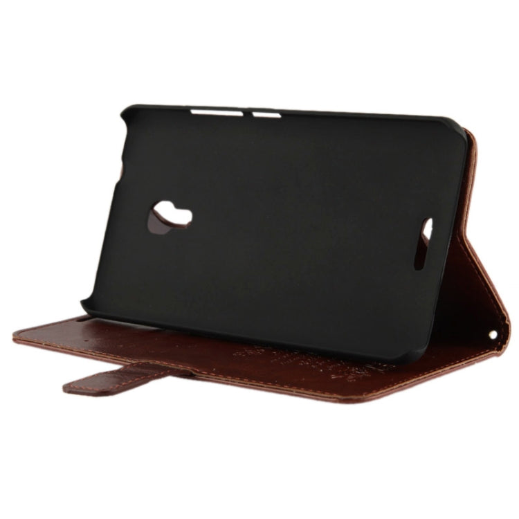 Fine Sheepskin Texture Flip Leather Case with Credit Card Slots & Holder for Huawei Ascend Mate 2