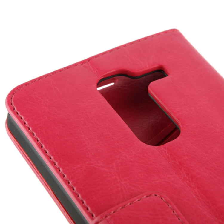 Fine Sheepskin Texture Flip Leather Case with Credit Card Slots & Holder for LG Optimus G / Pro 2