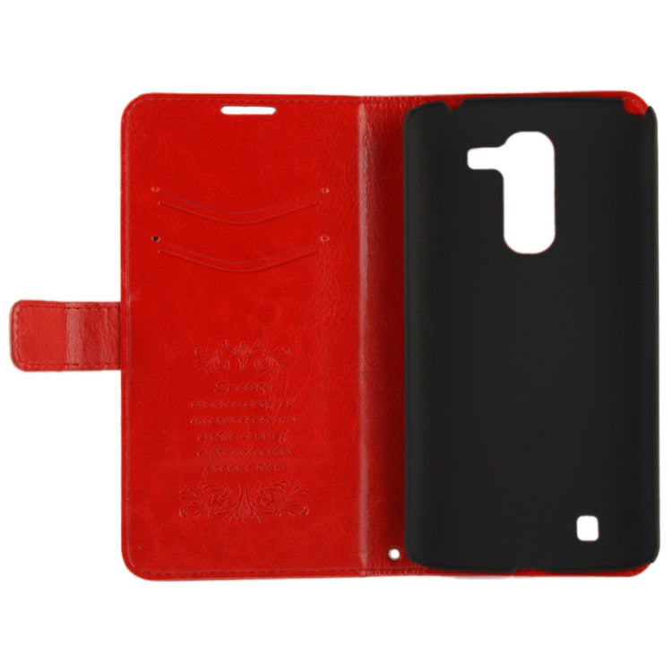 Fine Sheepskin Texture Flip Leather Case with Credit Card Slots & Holder for LG Optimus G / Pro 2