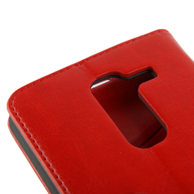 Fine Sheepskin Texture Flip Leather Case with Credit Card Slots & Holder for LG Optimus G / Pro 2