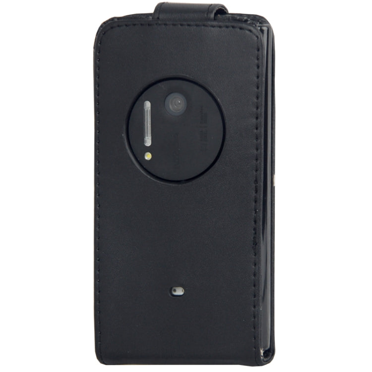 Vertical Flip Leather Case for Nokia Lumia 1020 (Black)