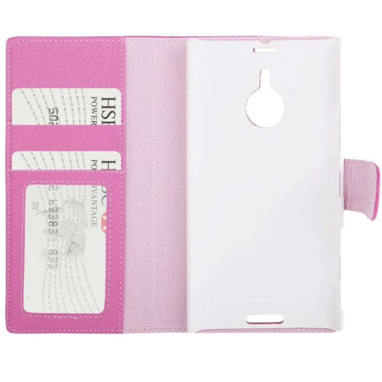 Litchi Texture Leather Case with Credit Card Slot & Holder for Nokia Lumia 1520 / Bendit