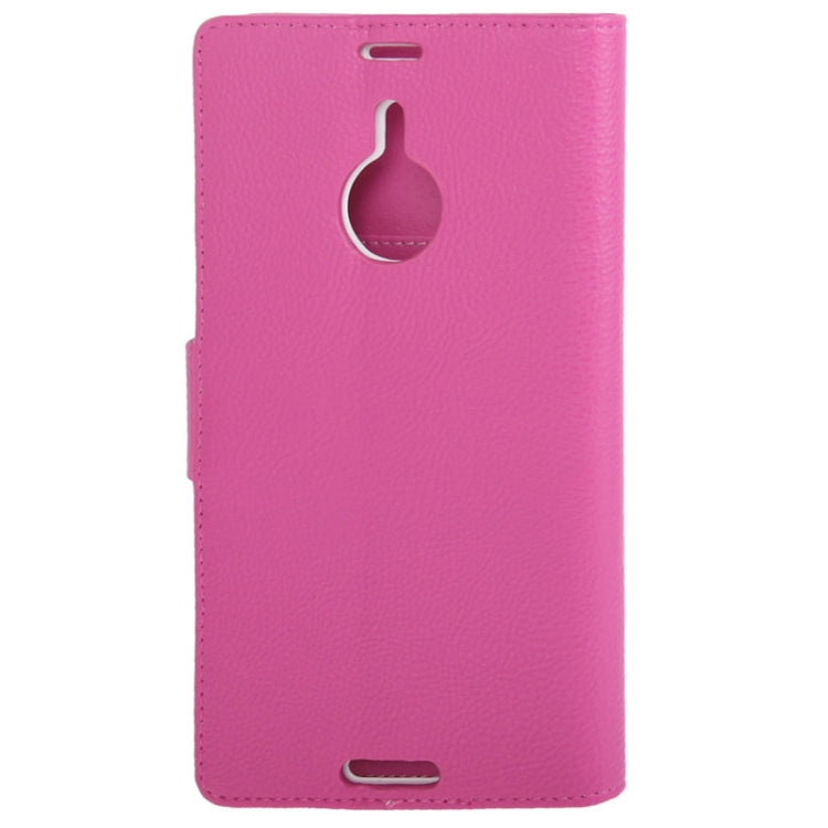 Litchi Texture Leather Case with Credit Card Slot & Holder for Nokia Lumia 1520 / Bendit