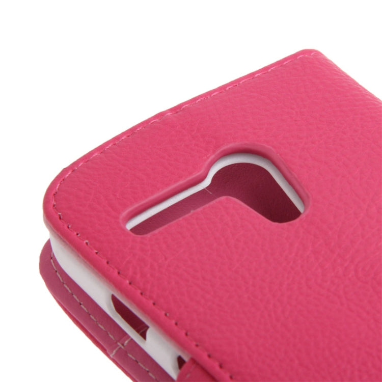 Litchi Texture Leather Case with Credit Card Slots & Holder for Motorola Moto G / XT937C / XT1028