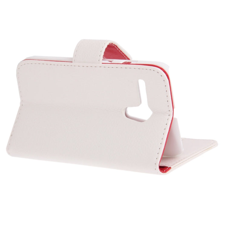 Litchi Texture Leather Case with Credit Card Slots & Holder for Motorola Moto G / XT937C / XT1028