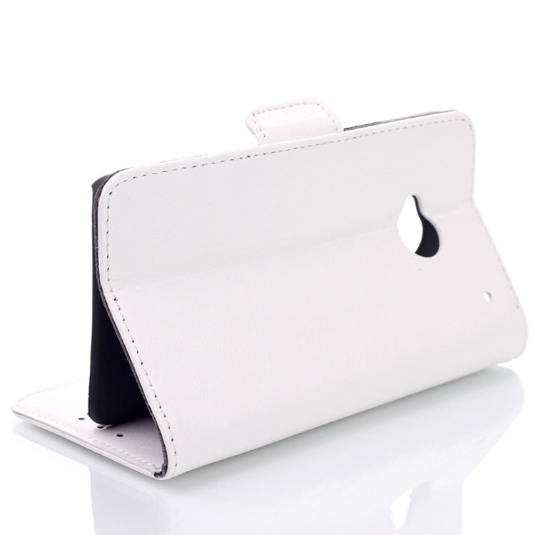 Oil Leather Case with Credit Card Slot & Holder for HTC One / M7