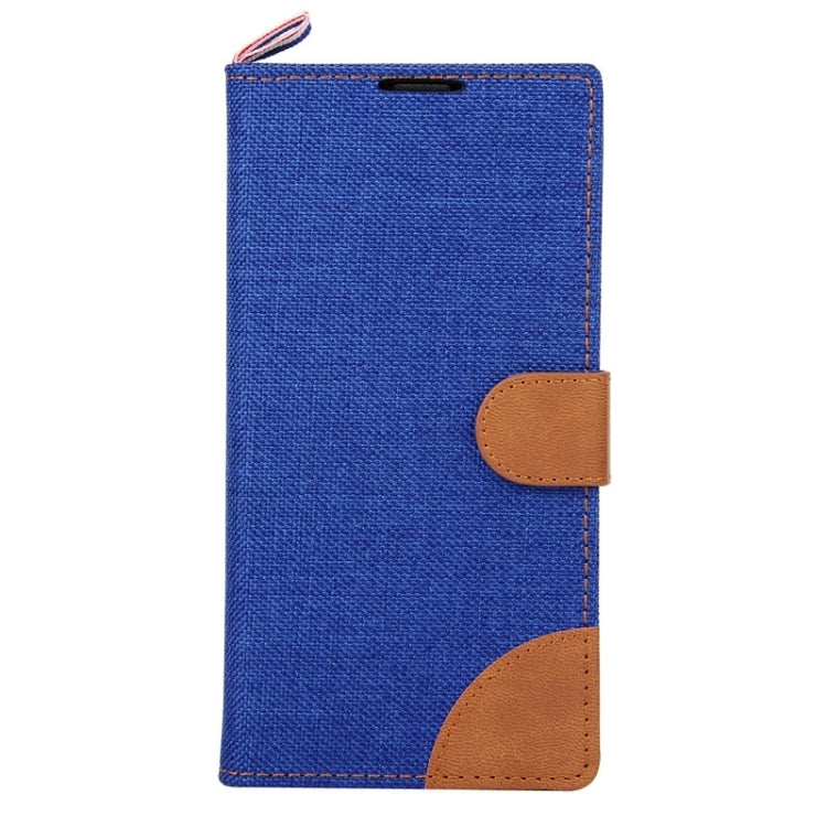 Denim Texture Horizontal Flip Leather Case with Card Slots & Holder & Lanyard for Sony Xperia Z1 / L39H