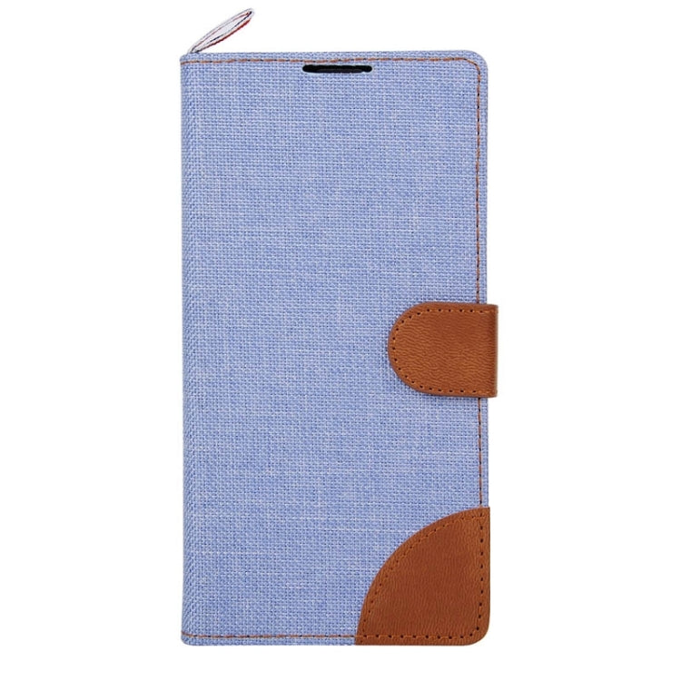 Denim Texture Horizontal Flip Leather Case with Card Slots & Holder & Lanyard for Sony Xperia Z1 / L39H