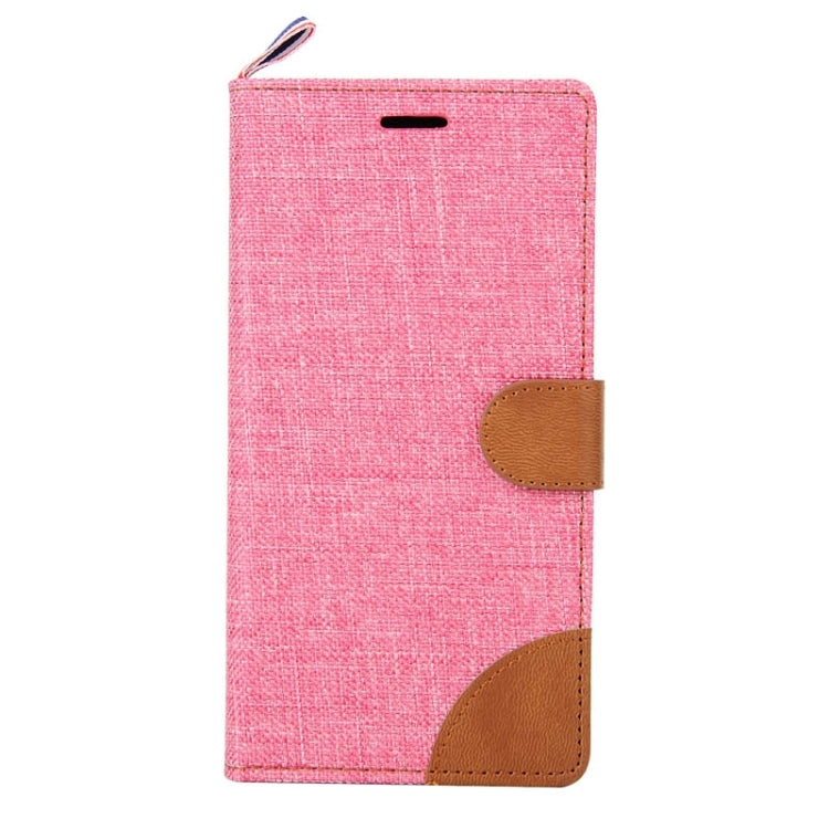 Denim Texture Horizontal Flip Leather Case with Card Slots & Holder & Lanyard for Sony Xperia M4 Aqua