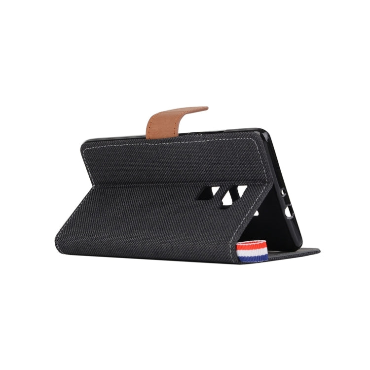 For Huawei Mate S Denim Texture Horizontal Flip Leather Case with Magnetic Snap & Card Slots & Holder & Sling