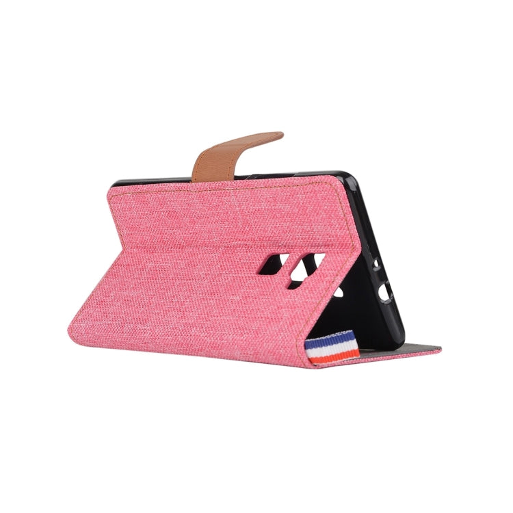 For Huawei Mate S Denim Texture Horizontal Flip Leather Case with Magnetic Snap & Card Slots & Holder & Sling