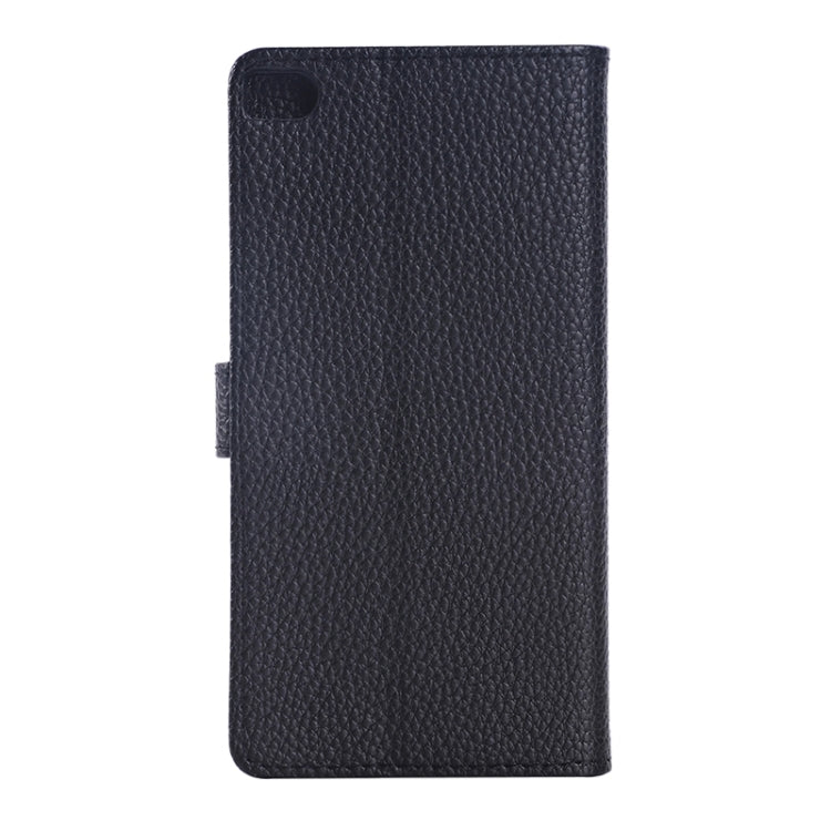 Litchi Texture Leather Case with Holder & Card Slots & Wallet for Huawei P8