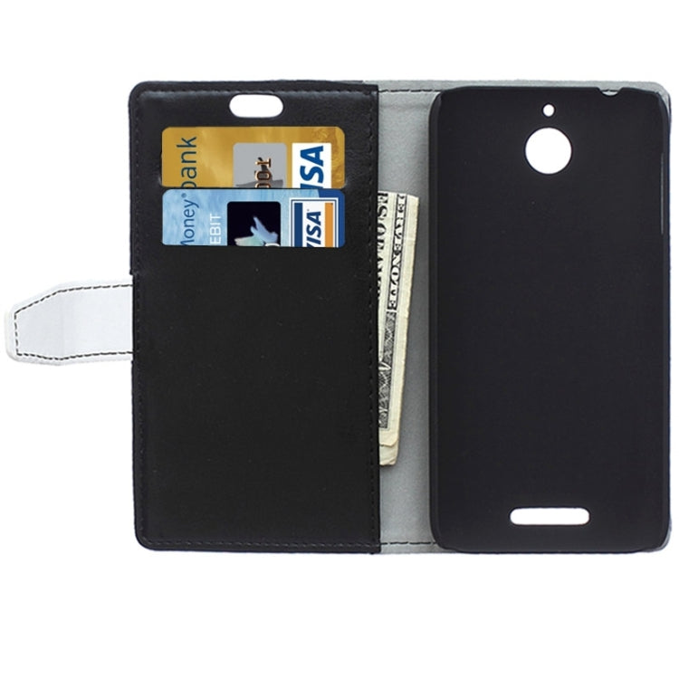 For HTC Desire 510 Crazy Horse Texture Color Matching Flip Leather Case with Holder & Card Slots & Wallet