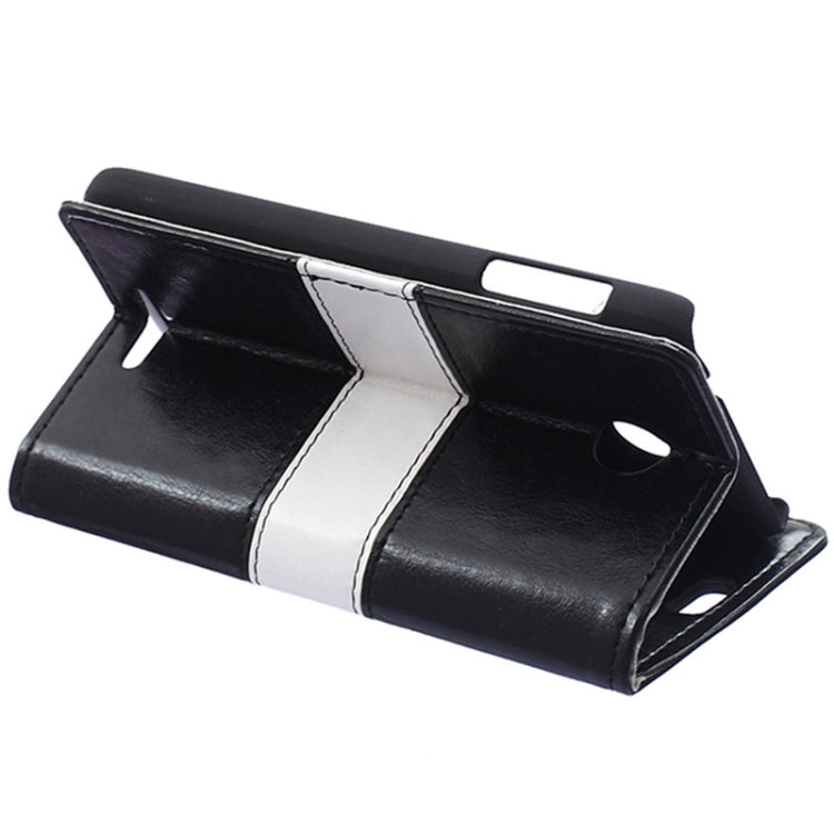 For HTC Desire 510 Crazy Horse Texture Color Matching Flip Leather Case with Holder & Card Slots & Wallet