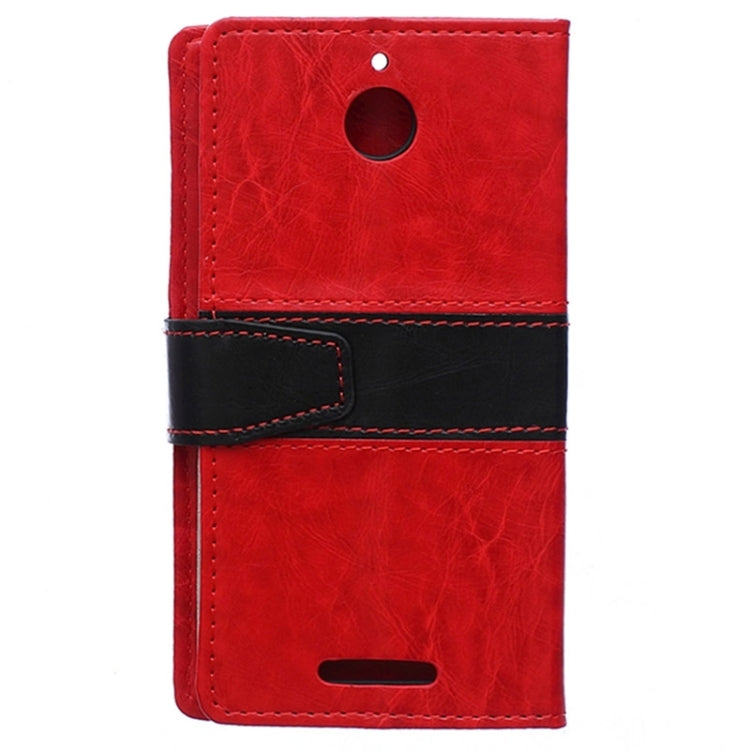 For HTC Desire 510 Crazy Horse Texture Color Matching Flip Leather Case with Holder & Card Slots & Wallet