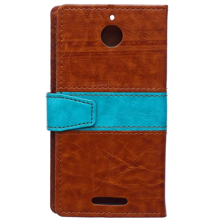 For HTC Desire 510 Crazy Horse Texture Color Matching Flip Leather Case with Holder & Card Slots & Wallet