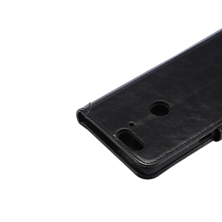 Crazy Horse Texture Horizontal Flip Magnetic Snap Leather Case with Adjustable Holder & Card Slots & Photo Frame & Wallet & Lanyard for Google Nexus 6P