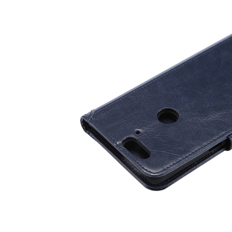 Crazy Horse Texture Horizontal Flip Magnetic Snap Leather Case with Adjustable Holder & Card Slots & Photo Frame & Wallet & Lanyard for Google Nexus 6P