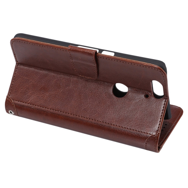 Crazy Horse Texture Horizontal Flip Magnetic Snap Leather Case with Adjustable Holder & Card Slots & Photo Frame & Wallet & Lanyard for Google Nexus 6P