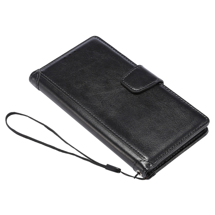 Crazy Horse Texture Horizontal Flip Magnetic Snap Leather Case with Adjustable Holder & Card Slots & Photo Frame & Wallet & Lanyard for Google Nexus 5X