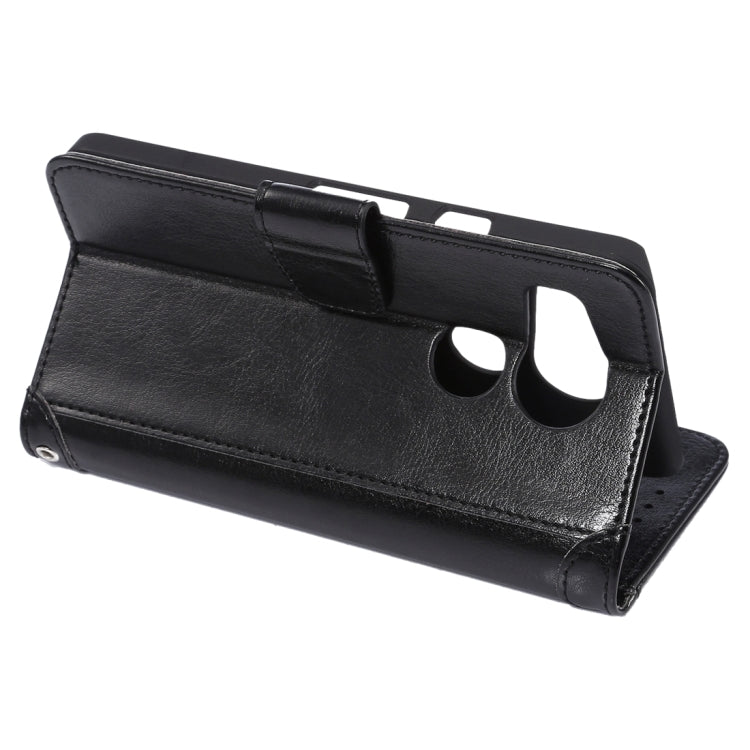 Crazy Horse Texture Horizontal Flip Magnetic Snap Leather Case with Adjustable Holder & Card Slots & Photo Frame & Wallet & Lanyard for Google Nexus 5X