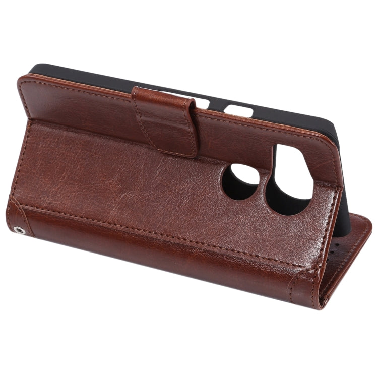 Crazy Horse Texture Horizontal Flip Magnetic Snap Leather Case with Adjustable Holder & Card Slots & Photo Frame & Wallet & Lanyard for Google Nexus 5X