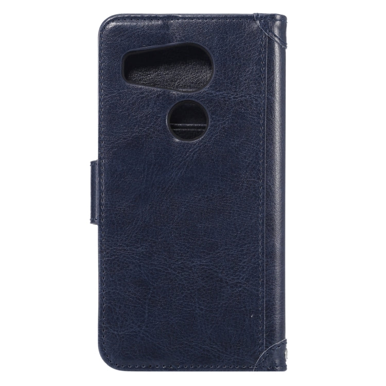 Crazy Horse Texture Horizontal Flip Magnetic Snap Leather Case with Adjustable Holder & Card Slots & Photo Frame & Wallet & Lanyard for Google Nexus 5X