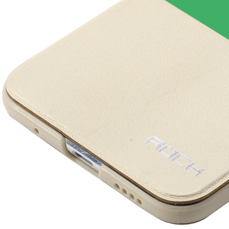 Rock Touch Series Fashionable Business Style Horizontal Flip Leather Case with Intelligent Window and Sleep / Wake-up Function for Meizu MX5