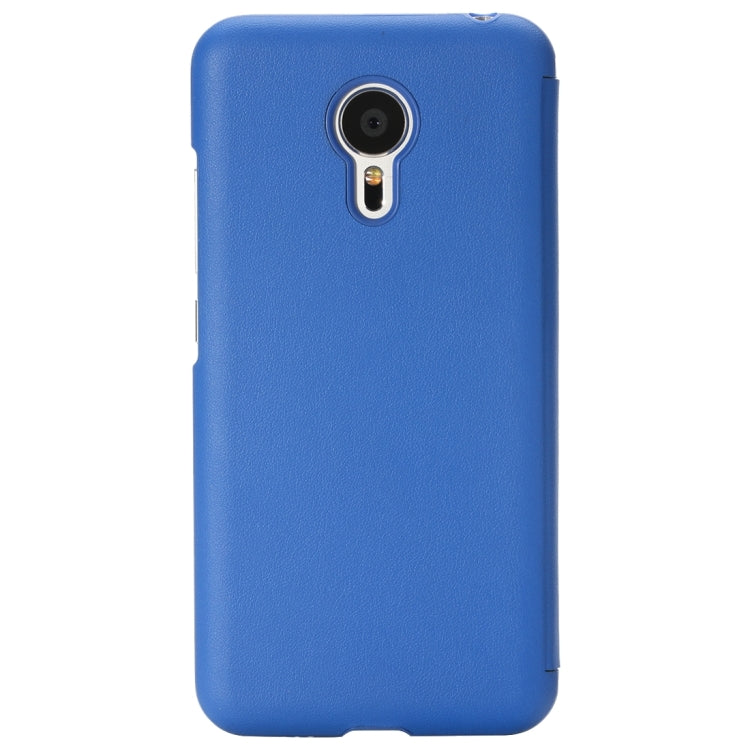 Rock Touch Series Fashionable Business Style Horizontal Flip Leather Case with Intelligent Window and Sleep / Wake-up Function for Meizu MX5
