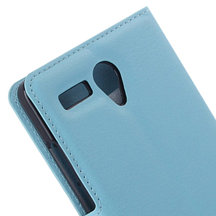 Litchi Texture Flip Leather Case with Holder & Card Slots & Wallet for Lenovo A616