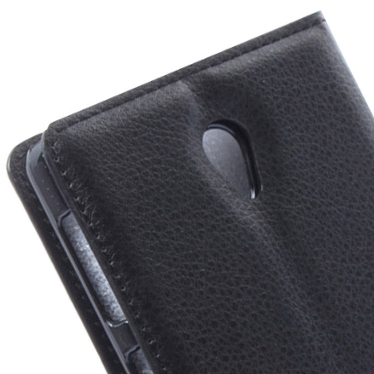 Litchi Texture Flip Leather Case with Holder & Card Slots & Wallet for Lenovo S860