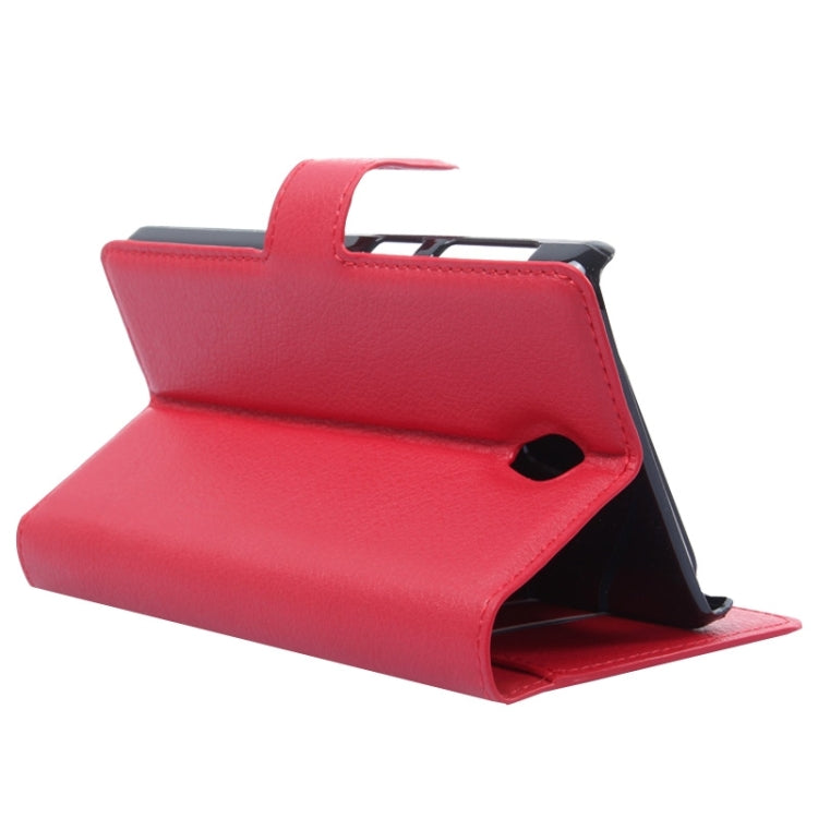 Litchi Texture Flip Leather Case with Holder & Card Slots & Wallet for Lenovo S860