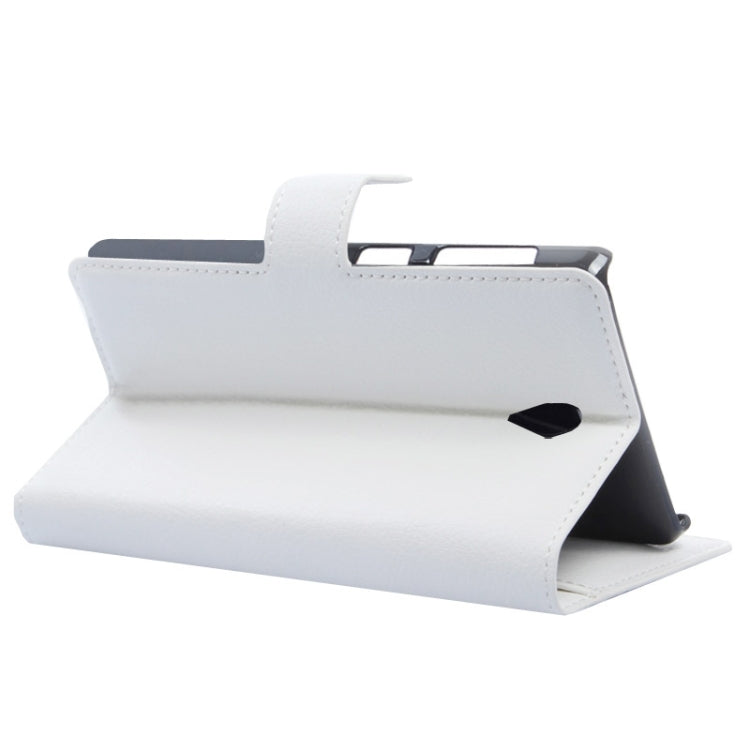 Litchi Texture Flip Leather Case with Holder & Card Slots & Wallet for Lenovo S860