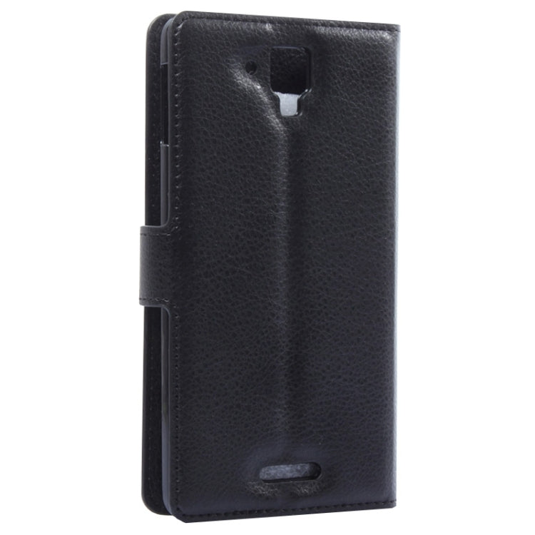 Litchi Texture Flip Leather Case with Holder & Card Slots & Wallet for Lenovo Gold Warrior S8 / S898