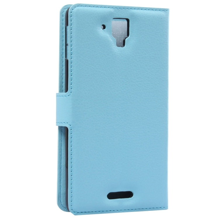 Litchi Texture Flip Leather Case with Holder & Card Slots & Wallet for Lenovo Gold Warrior S8 / S898