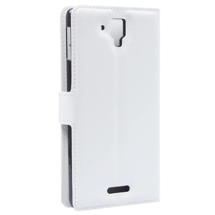 Litchi Texture Flip Leather Case with Holder & Card Slots & Wallet for Lenovo Gold Warrior S8 / S898