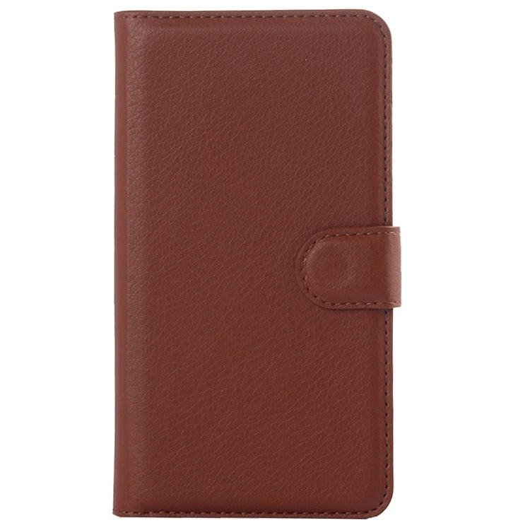 Litchi Texture Flip Leather Case with Holder & Card Slots & Wallet for Lenovo Gold Warrior S8 / S898