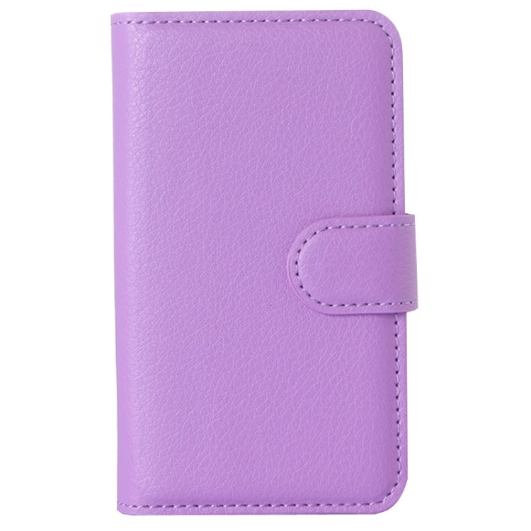 Litchi Texture Flip Leather Case with Holder & Card Slots & Wallet for Lenovo A369